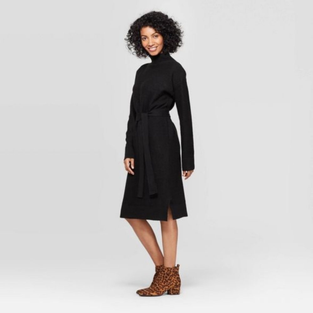Turtle neck sweater Dress